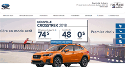 Desktop Screenshot of formulesubaru.com